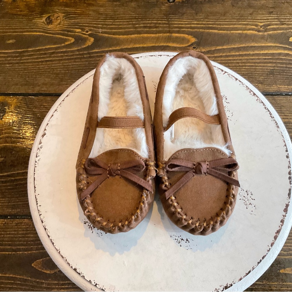Target Brown Moccasins with Plush Lining